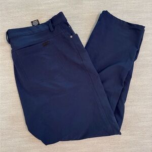 Greg Norman Collection Navy Blue Performance Chinos 38x30